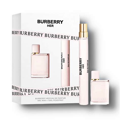 burberry perfume mini|burberry her mini gift set.